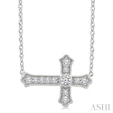 .12CTRD DM SIDEWAY CROSS PD WG 10K-G+CH*